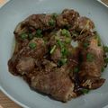 Cooksnap dari Annisa Intan Puteri untuk resep Daging Sukiyaki gulung Enoki#BikinRamadanBerkesan