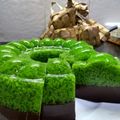 Cooksnap dari Budiyatie untuk resep Puding Lumut Pandan Coklat