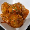 El cooksnap de CONRADO cuando hizo Albóndigas en salsa española.