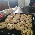 El cooksnap de Kary Abransson cuando hizo Tarteletitas vegetarianas.