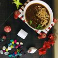 chef Nidhi Bole's cooksnap of when they made મનચાઉ સૂપ (Munchow Soup Recipe In Gujarati).
