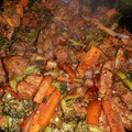 El cooksnap de Danymor cuando hizo Res y cerdo kung pao con cacahuate y nueces.