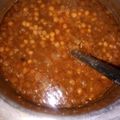 Wajiha Zafar's cooksnap of when they made Lahori Chikar Cholay.