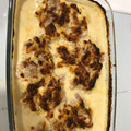 El cooksnap de barby90 cuando hizo Pechugas con nata y queso.