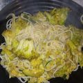 El cooksnap de Alaitz Justo cuando hizo Noodles de arroz estilo japonés.