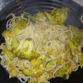 El cooksnap de Alaitz Justo cuando hizo Noodles de arroz estilo japonés.
