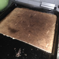 El cooksnap de Alejandro Prunell cuando hizo Fainá de queso licuado.