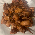 El cooksnap de hrcelectronicboy cuando hizo Calamares encebollados con cerveza y patatas fritas.