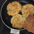El cooksnap de Nachet Flew cuando hizo Hamburguesa de garbanzos.