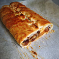El cooksnap de Johan Fräst cuando hizo Strudel de manzana, higos y pasas.