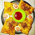 Moumita Mou Banik's cooksnap of when they made মোগলাই পরোটা(Mughlai parota recipe in bengali).
