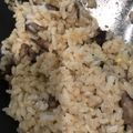 El cooksnap de Helena López cuando hizo Risotto vegano de setas shiitake, Portobello y Shimeji.