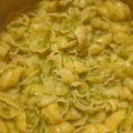 Herczedi Cooksnap-ja, amikor elkészítette a(z) Mángoldos-fokhagymás tejszínes tészta receptet.