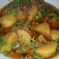 Nosheen Nadeem's cooksnap of when they made Qeema Alu.