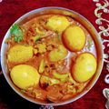 Manashi Saha's cooksnap of when they made ফুলকপি দিয়ে হাঁসের ডিমের ডালনা (Fulkopi diye hanser dimer dalna recipe in Bengali).