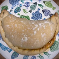 El cooksnap de Arianne cuando hizo Pizza calzone de salami con champiñones.