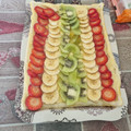 El cooksnap de elvira sanchez cuando hizo Hojaldre de frutas y crema Monsieur Cuisine.