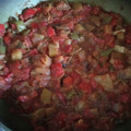 El cooksnap de sole rodriguez cuando hizo Pisto con calabacín y berenjena.