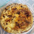 El cooksnap de Javiera cuando hizo Tortilla de berenjena.