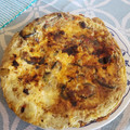 El cooksnap de Javiera cuando hizo Tortilla de berenjena.