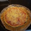 El cooksnap de Sara cuando hizo Pizza con base de pollo, baja en HC (Keto).
