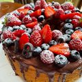 il Elisabetta De Pieri quando ha preparato Chiffon cake cioccolato e frutti di bosco