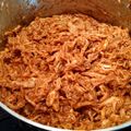 Joe Fernandez's cooksnap of when they made Tinklee's Easy Shredded BBQ Chicken Sliders.