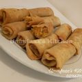 Ummu Fa'az's cooksnap of when they made Pastry spring rolls.