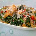 Cooksnap dari Mrs.Bara Lim untuk resep Fusili Bayam Keju