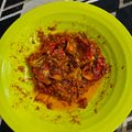 Cooksnap dari niken sulistya untuk resep Terong dan Tempe Penyet Sambal Terasi