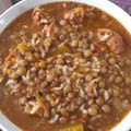 El cooksnap de Andrea cuando hizo Lentejas con arroz.