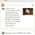 El cooksnap de Belen Ortiz cuando hizo Frutillas con crema chantilly.