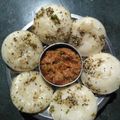 Prafulla Ramoliya's cooksnap of when they made રવા ઇડલી (Semolina Idli Recipe In Gujarati).