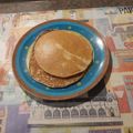 El cooksnap de Jenifer Araya cuando hizo Panqueques de avena, plátano y arándanos.