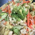 El cooksnap de Adriana Mar cuando hizo Pollo salteado con verduras.
