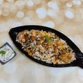 Nikita Choithani's cooksnap of when they made Hyderabadi Prawns Biryani.