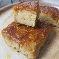 Cooksnap de Erika Isambourg sur la recette Gâteau de semoule caramélisé aux poires