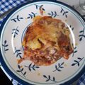 El cooksnap de Carlos Rojas cuando hizo Lasaña a la boloñesa.