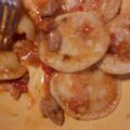 El cooksnap de Roxana Unicahuin cuando hizo Sorrentinos Caseros de jamón y queso.