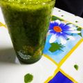 El cooksnap de Meli cuando hizo Jugo onda "green power".
