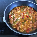 El cooksnap de anapatosaYo cuando hizo Alubias blancas salteadas con salchichas y verduras.