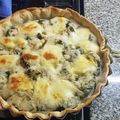 El cooksnap de Elizabeth Hajt cuando hizo Tarta de brócoli y queso.
