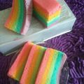 Cooksnap dari Riniehayu untuk resep Rainbow cake kukus ny.liem