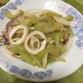 阿孟 的 芹菜炒透抽 cooksnap