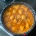 El cooksnap de noemi cuando hizo Albóndigas de choco.