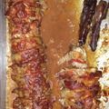 rreinhart's cooksnap of when they made Brad's bacon wrapped stuffed venison loin.