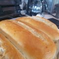 clarkmcm's cooksnap of when they made skye's almost-as-good-as-bakery, crusty italian bread.