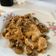 El cooksnap de Ester Girona cuando hizo Pollo con salsa de champiñones.