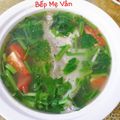 Cooksnap của Phan Bao Van khi họ làm theo món Canh cá chim nấu ngót