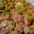 El cooksnap de marina cuando hizo Guisantes con Jamón.